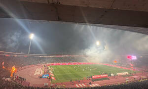 Σερβία: Επεισόδια στο ντέρμπι Ερυθρού Αστέρα – Παρτίζαν πριν και κατά τη διάρκεια του ματς