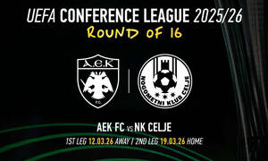 ΑΕΚ: Το πρόγραμμα των αγώνων με την Τσέλιε