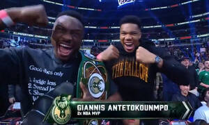 Γιάννης Αντετοκούνμπο: Πήγε να δει WWE και τον παρακαλούσαν να «μετακομίσει» στους Νικς! (βίντεο)