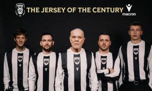 ΠΑΟΚ: Συγκίνηση κι ανατριχίλα για την επετειακή φανέλα των 100 ετών | Δείτε το βίντεο - παρουσίαση