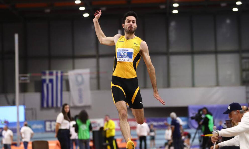 Πανελλήνιο Πρωτάθλημα Κλειστού: Άλμα στα 8,22μ. από τον Μίλτο Τεντόγλου