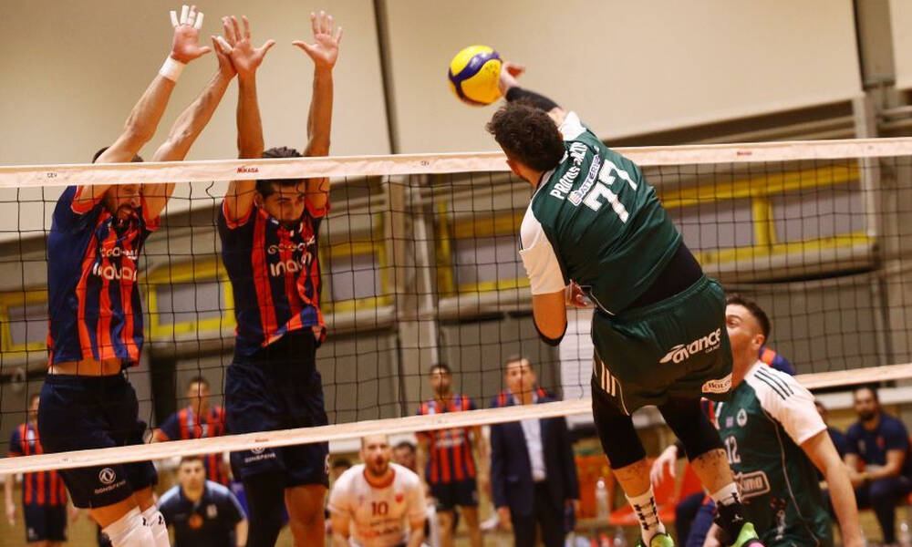 Volley League: Με ανατροπή ο Παναθηναϊκός παρέμεινε στην κορυφή