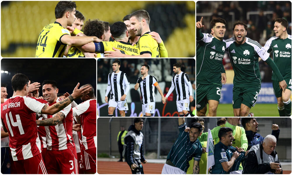 Super League: Η «μάχη» για την κορυφή και την είσοδο στα play offs - Τα ματς που απομένουν