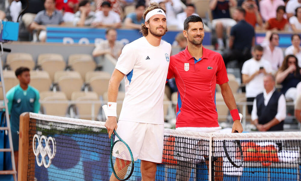 Τένις: Μαζί στο διπλό Τζόκοβιτς – Τσιτσιπάς