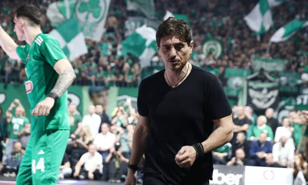 Στην προπόνηση του Παναθηναϊκού ο Δημήτρης Γιαννακόπουλος 