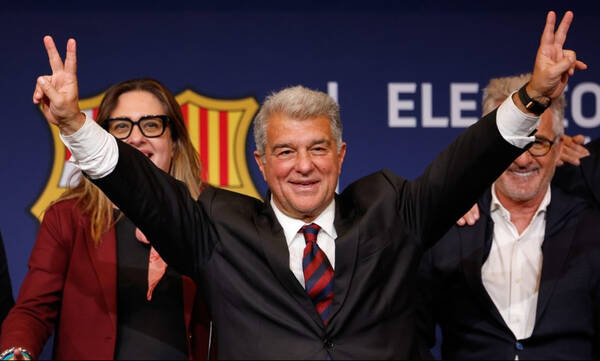   Μπαρτσελόνα: Σάρωσε στις εκλογές ο Λαπόρτα και παραμένει Πρόεδρος