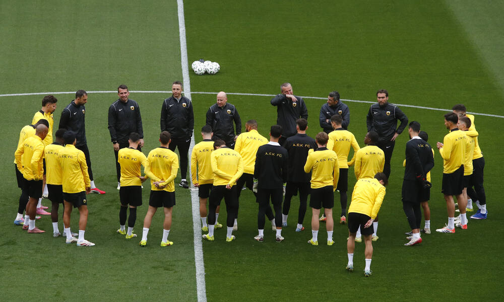 ΑΕΚ – Τσέλιε: Ειδικό πρόγραμμα για τον Βάργκα | Προπονήθηκαν στην Allwyn Arena οι Σλοβένοι