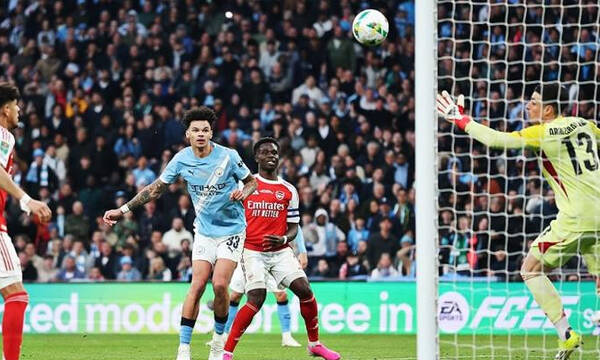 Άρσεναλ - Μάντσεστερ Σίτι 0-2: Ο Ο’ Ράιλι πήρε την κούπα σπίτι του