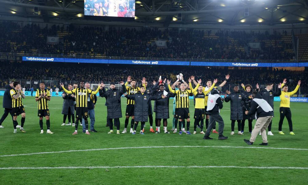 Βαθμολογία Super League: Μόνη πρώτη η ΑΕΚ, δεύτερος ο Ολυμπιακός, στο -8 ο Παναθηναϊκός από τον ΠΑΟΚ