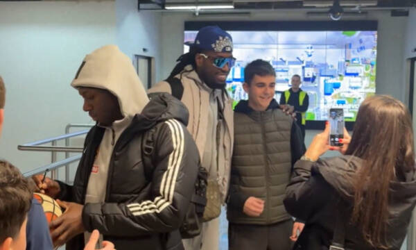 Παναθηναϊκός AKTOR: Θερμή υποδοχή στο Σαράγεβο (vid)