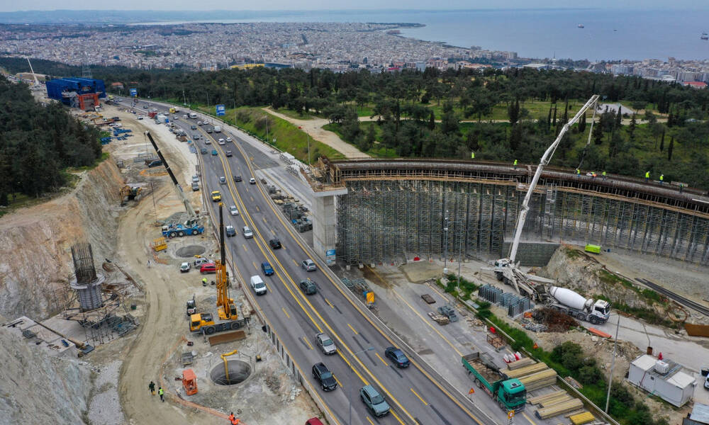Flyover Θεσσαλονίκης: 12 φωτογραφίες από το έργο που αλλάζει την πόλη - Πότε θα παραδοθεί