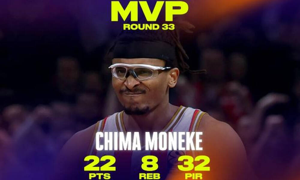 EuroLeague: MVP της αγωνιστικής ο Μονέκε