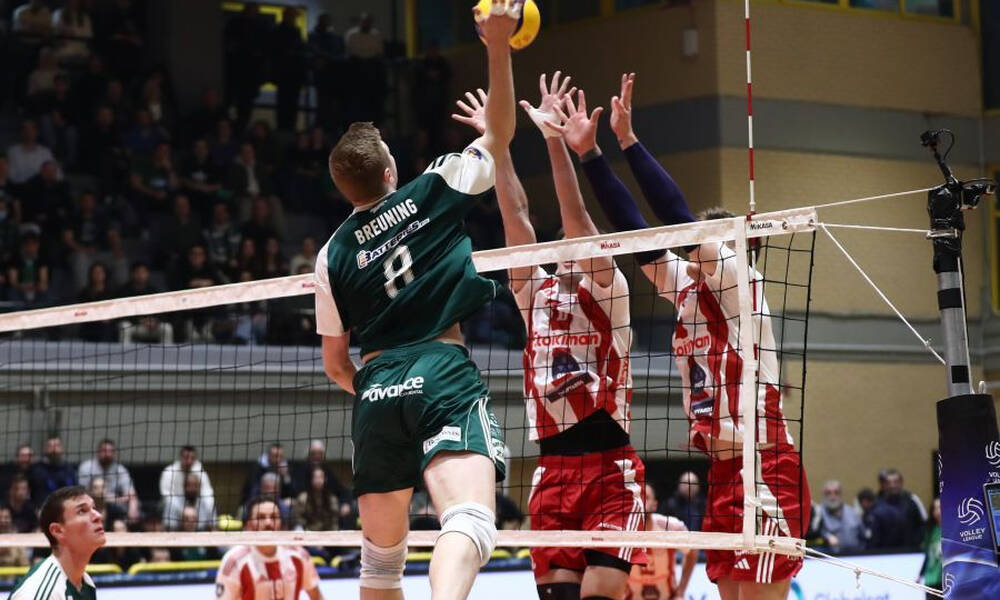 Παναθηναϊκός - Ολυμπιακός: Sold out ο τρίτος ημιτελικός της Volley League