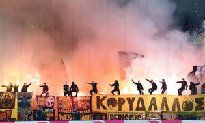 Ολυμπιακός - ΑΕΚ: Με κόσμο στο πλευρό της η «Ένωση» στην τελευταία προπόνηση της Allwyn Arena