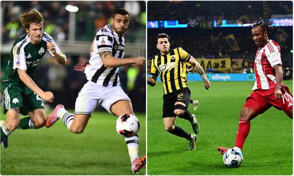 Super League: Πού θα δείτε τα ντέρμπι Ολυμπιακός - ΑΕΚ και ΠΑΟΚ - Παναθηναϊκός