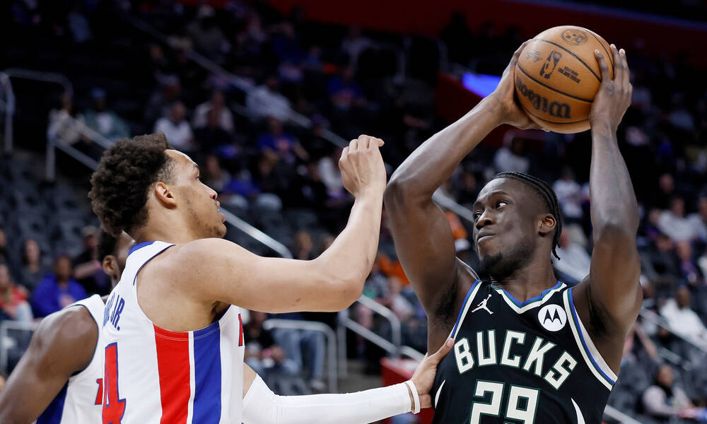 NBA: Καμία αντίσταση των Μπακς στους Πίστονς - Ηχηρό μήνυμα ενόψει play offs