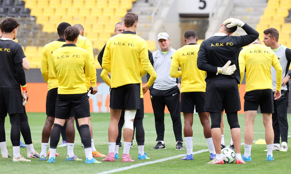 ΑΕΚ – Ράγιο Βαγιεκάνο: Με Μαρίν η τελευταία προπόνηση της «Ένωσης»