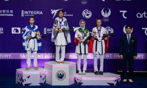 Ταεκβοντό: Ασημένιο μετάλλιο για την Καλογήρου στο Παγκόσμιο Πρωτάθλημα Νεανίδων