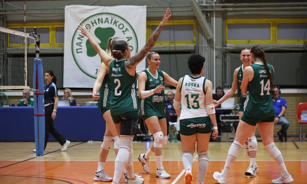 Volley League Γυναικών: Κυρίαρχος ο Παναθηναϊκός, έκανε το 1-0 στους τελικούς με τον ΖΑΟΝ