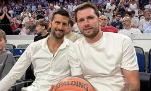Ντόντσιτς και Τζόκοβιτς βλέπουν μαζί το Ρεάλ Μαδρίτης-Ερυθρός Αστέρας
