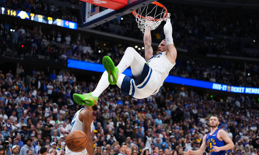 NBA playoffs: Απίθανη ανατροπή στο Ντένβερ για τη Μινεσότα, break και οι Χοκς στη Νέα Υόρκη (vids)