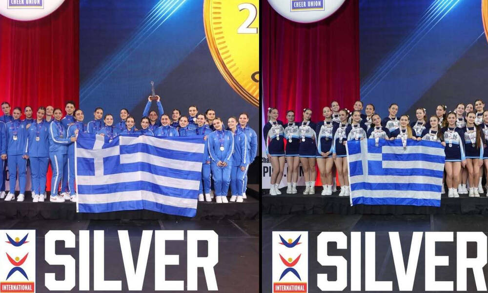 Cheerleading: Δύο ασημένια μετάλλια από τις ελληνικές ομάδες στο Παγκόσμιο Πρωτάθλημα