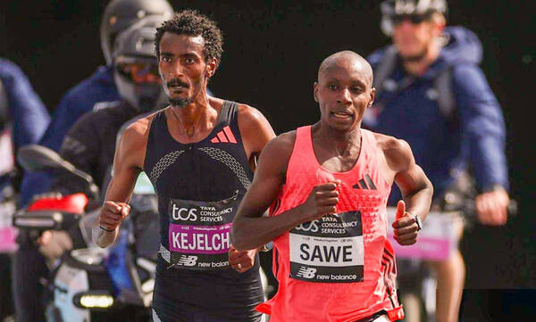 Μαραθώνιος Λονδίνου: Σάουε και Κετζέλτσα τερμάτισαν σε λιγότερο από 2 ώρες