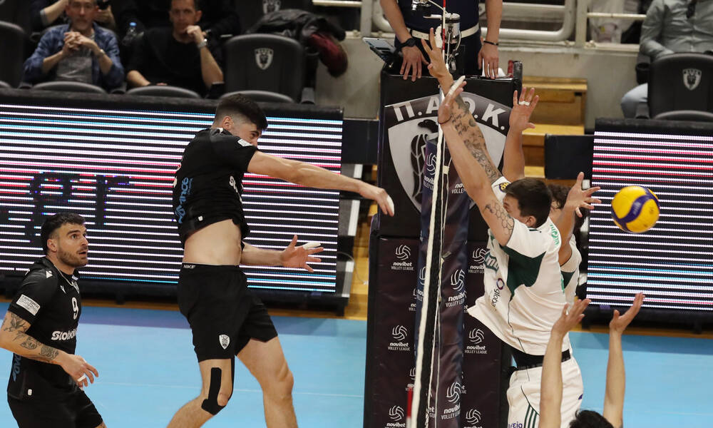 Volley League: Εύκολη ισοφάριση του ΠΑΟΚ επί του Παναθηναϊκού στη Θεσσαλονίκη 