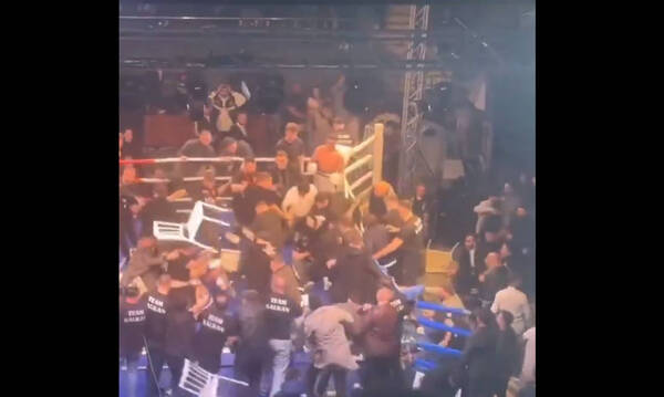 Πυγμαχία: Άγρια επεισόδια σε αγώνα μετά το νοκ άουτ Τούρκου μποξέρ από Ρώσο (video)