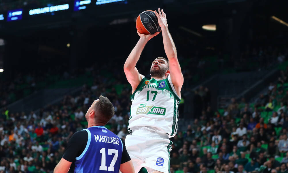 Με «καυτό» Ρογκαβόπουλο και το μυαλό στη Βαλένθια ο Παναθηναϊκός, 97-76 τη Μύκονο