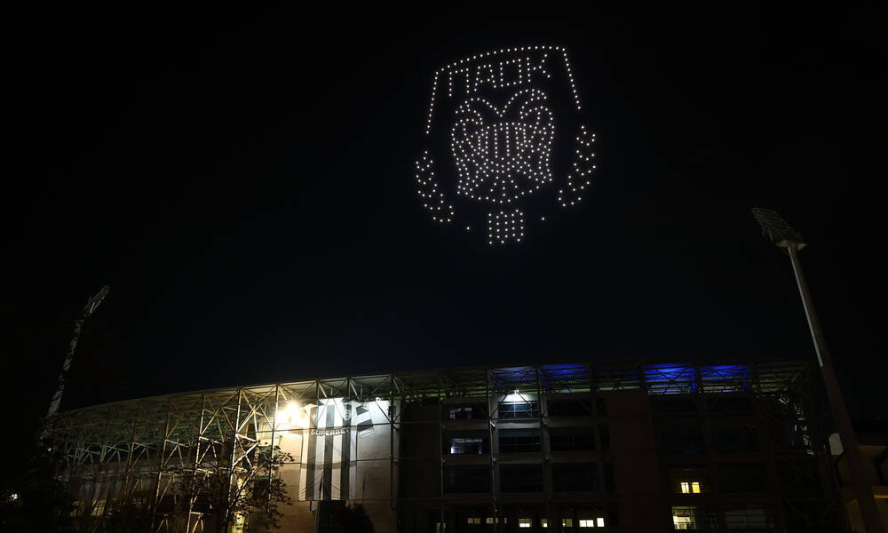 100 χρόνια ΠΑΟΚ: Το φαντασμαγορικό drone show πάνω από την Τούμπα - Βίντεο