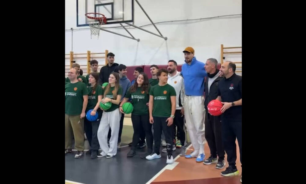 Παναθηναϊκός: Χαουάντσο και Σαμοντούροβ δίπλα στα παιδιά του One Team και τους αθλητές των SO Hellas