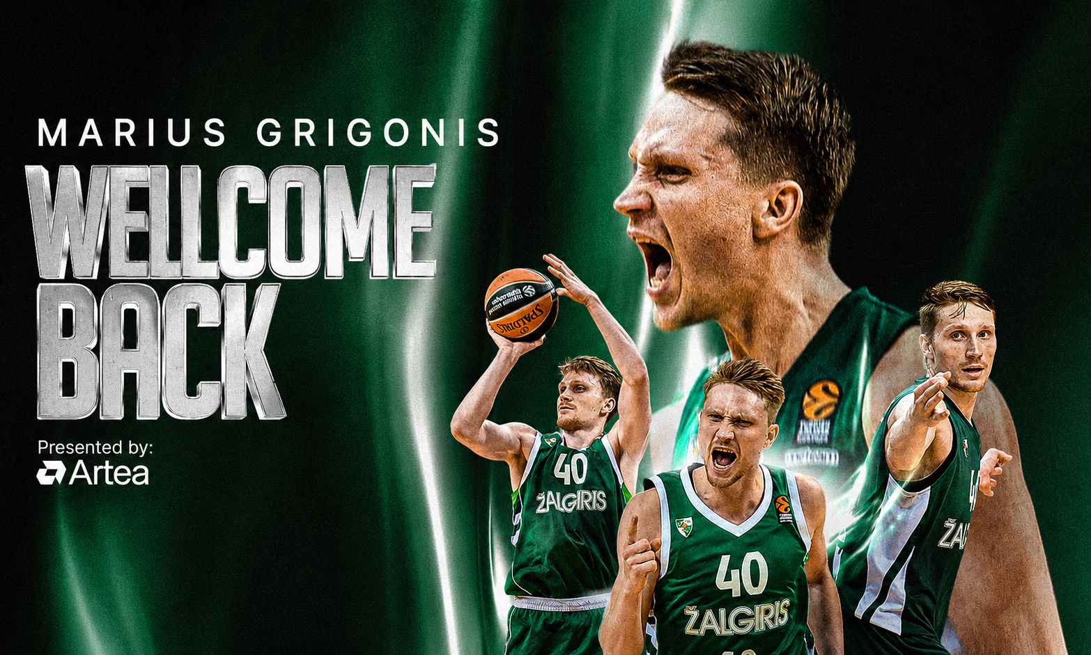 Euroleague: Επίσημο! Ο Μάριους Γκριγκόνις επέστρεψε στη Ζαλγκίρις