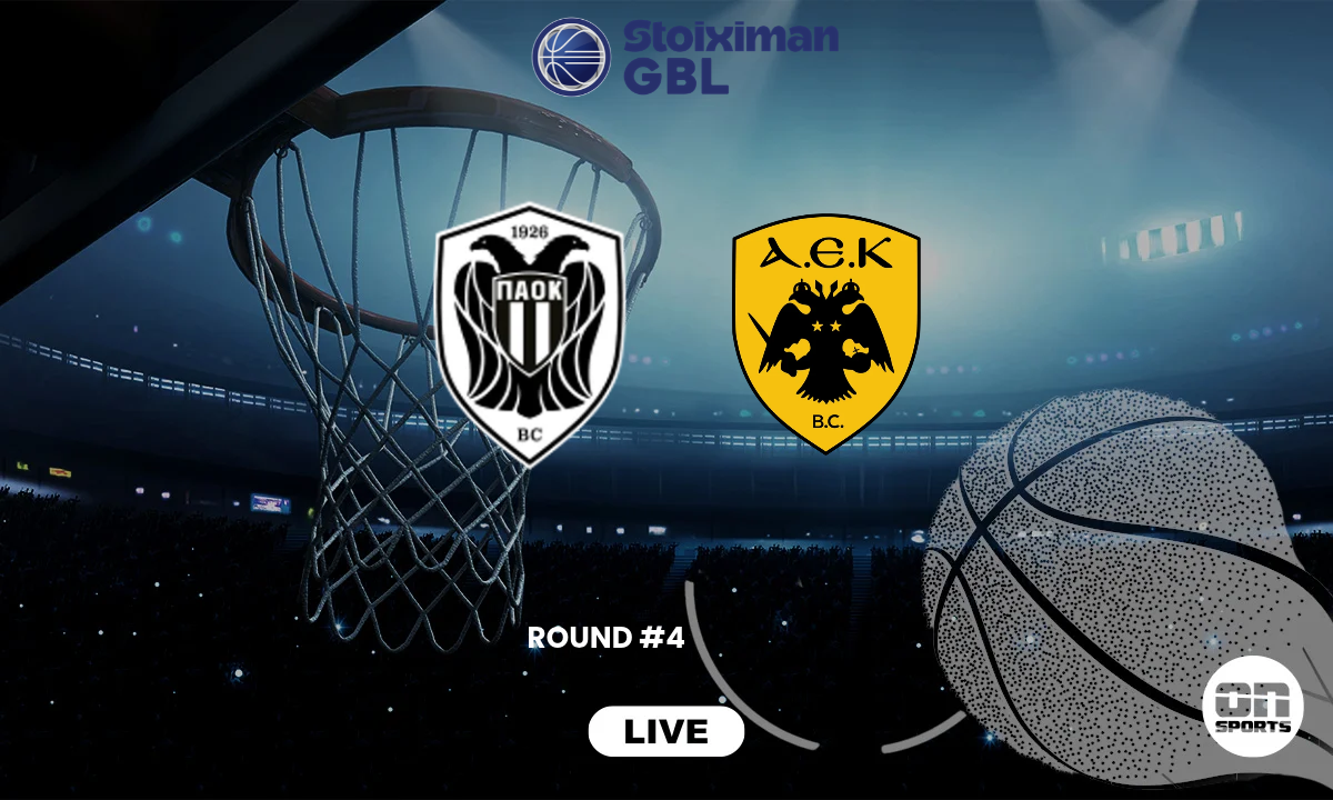 LIVE ΠΑΟΚ - ΑΕΚ: Το ντέρμπι των «Δικεφάλων» στην Πυλαία για την 4η αγωνιστική της GBL