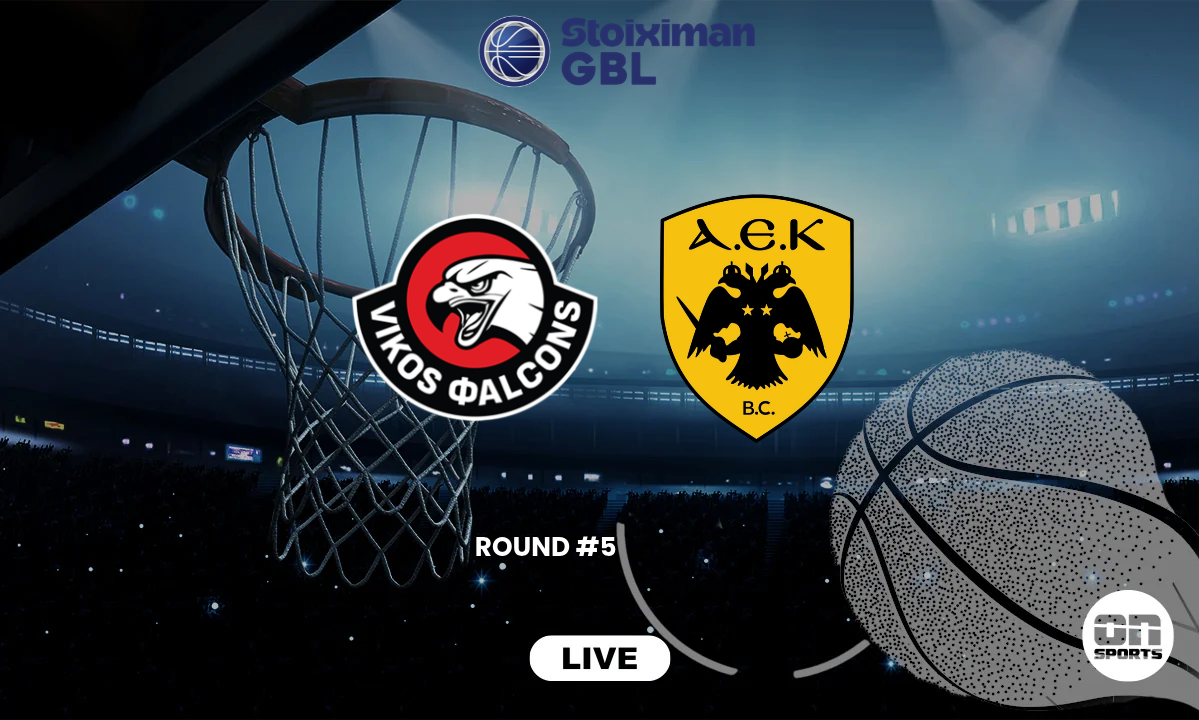 LIVE Βίκος Φalcons - ΑΕΚ: Η «έξοδος» της Ένωσης στα Γιάννενα για την 5η αγωνιστική της GBL